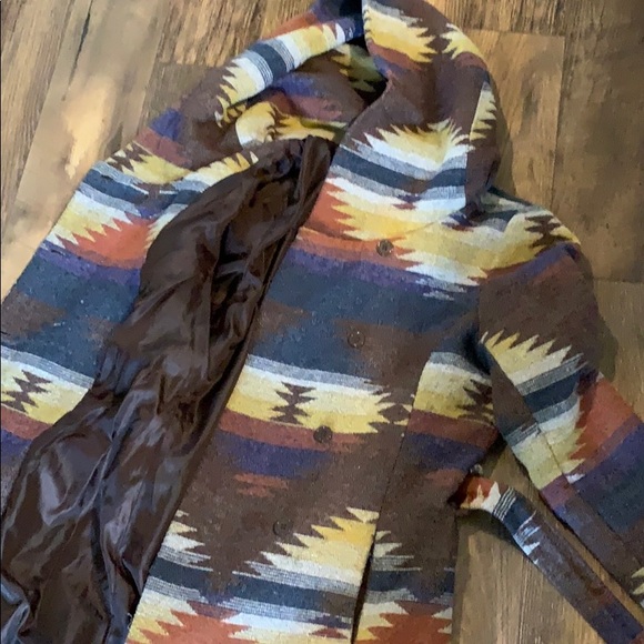 Tribal print Coat - Picture 4 of 5